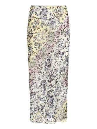 Dries Van Noten Gonna Midi Stampata