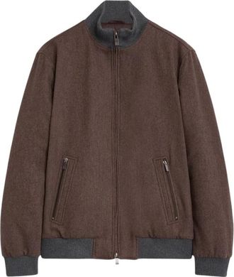 Pal Zileri Bomber Blouson - - Jackets - Uomo - Marrone - L