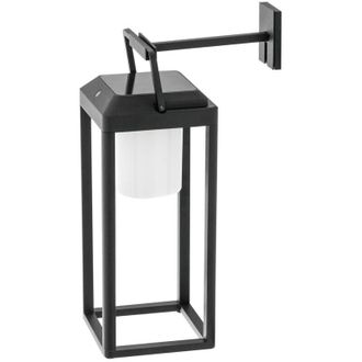 Lucande Lucande L&aacute;mpara Solar Exterior tilena En Negro De Aluminio