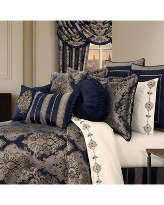 Five Queens Court Bradley Square Decorative Throw Pillow