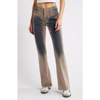 PTCL Flocked Bootcut Jeans in Brown at Nordstrom Rack, Size 26