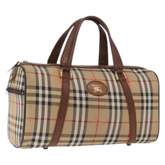 Burberry Borsa a mano vintage in tela Pre-owned - - Pre-owned - Donna - Beige - ONE SIZE