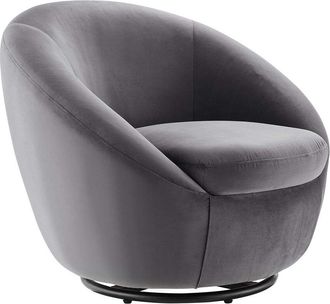 ModWay Buttercup Performance Velvet Swivel Chair