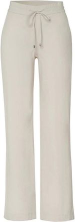 Toni Dames, Broeken, Beige, Maat: XS Viscose