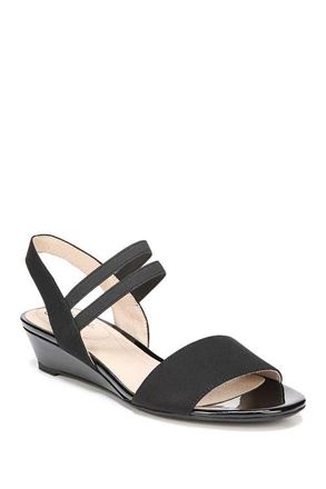 Life Stride SHOES Yolo Wedge Sandal in Black at Nordstrom, Size 7.5