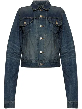 Balenciaga Denim Fitted Jacket