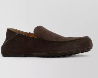 Tod's suede leather loafers