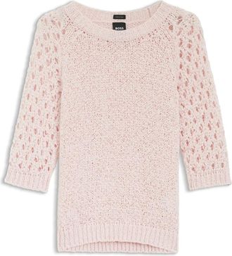 HUGO BOSS Donna, Maglie, Rosa, L, new