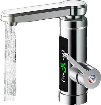 OEM Grifo El&eacute;ctrico, Calentamiento Instant&aacute;neo, Temperatura Regulable, Acero Inoxidable Duradero, Dise&ntilde;o F&aacute;cil De Usar