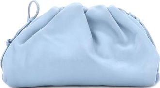 Bottega Veneta The Pouch Leather Mini crossbody bag - Blu