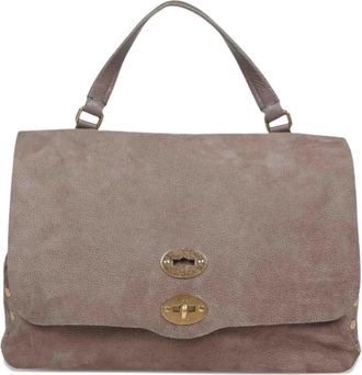 Zanellato Postina stud-embellished shoulder bag - Grey