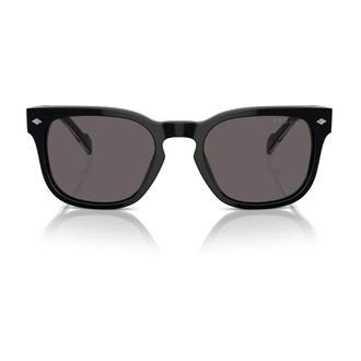 Vogue Sunglasses, female, Black, 53 MM, Classic Black Sunglasses with Smoke Lenses
