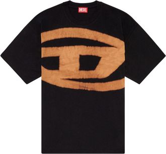 Diesel T-Boxt-Bleach logo-print T-shirt - men - Cotton - XXXL - Black