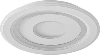 Lindby L&aacute;mpara de techo LED de metal blanco