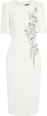 Jenny Packham Abito midi Roma - Bianco
