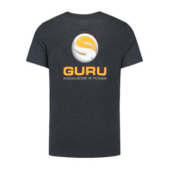 Guru Brush Logo T-Shirt Heather Charcoal L