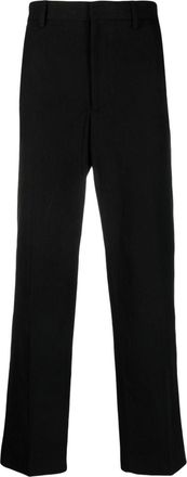 Acne Studios Twill Cotton Pants - men - Polyester/Cotton/Polyester/Cotton - 48 - Black