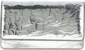 Maison Margiela Wallet On Chain Broken Mirror Portafogli Silver-Donna