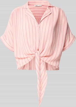 Only Regular Fit Hemdbluse aus reiner Viskose Modell PAULA in Rosa, Gr&ouml;&szlig;e XL