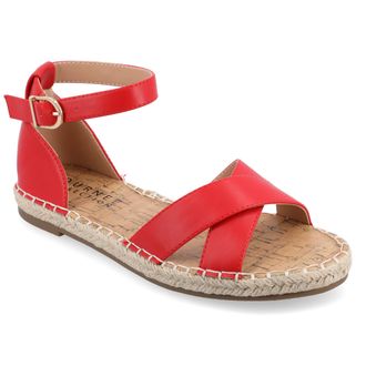 Journee Collection Women & apos;s Lyddia Medium and Wide Width Espadrille Sandals