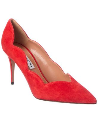 Aquazzura Petal Suede Pump