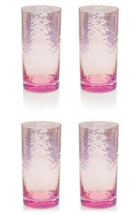Zodax Set of 4 Aperitivo Highball Glasses in Pink at Nordstrom Rack