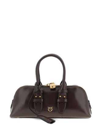 Pinko small Escape tote bag - women - Calf Leather/Polyester/Polyurethane/Cotton - One Size - Brown