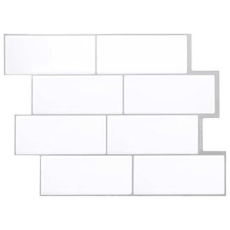 vidaXL Azulejo De Metro 10 Pcs Gris 29 X 21 Cm Poliuretano Y Pet Vidaxl