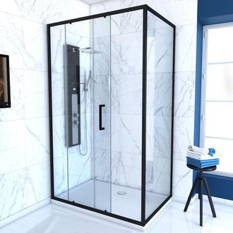 Aurlane Aurlane - Pack Mampara + Plato Ducha - 120x90 Corredera - Crush Moon 120x90