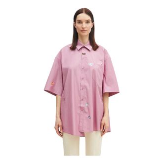 Martine Rose Camicia a Wrap Boxy - - Blouses & Shirts - Donna - Viola - S