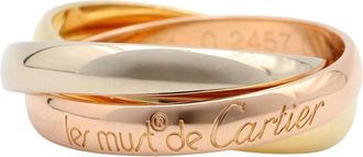 Cartier Gold Silver Yellow Gold (18K) Pink Gold (18K) White Gold (18K) Band Ring (Pre-Owned)