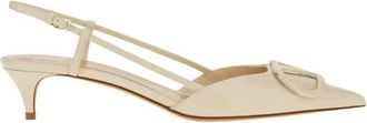 Valentino Garavani Zapato de sal&oacute;n en piel charol - Shoes - Mujer - Beige - 38 EU