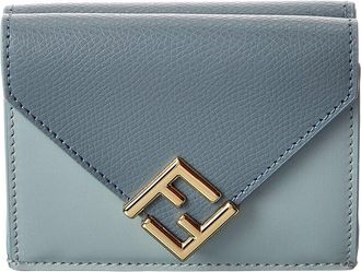 Fendi Fendi Ff Diamonds Leather Wallet