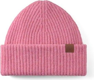 Mulberry Chunky Ribbed Beanie in Rhubarb at Nordstrom