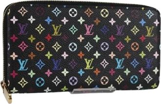 Louis Vuitton Pre-owned Wallets, female, Multicolor, Size: ONE SIZE Pre-owned Canvas Wallet
