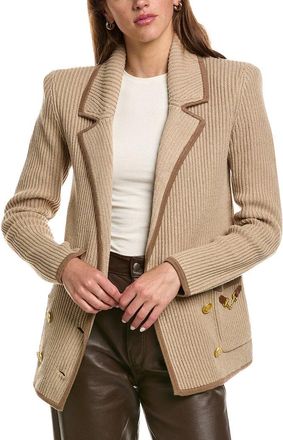 L'agence LAgence Ranch Knit Wool-Blend Blazer
