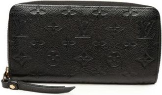 Louis Vuitton Pre-owned Long Wallet - Dames - Vintage Accessoires - Zwart - ONE Size - Leer - Vintage
