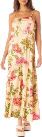 Maaji Rosalia Maxi Dress in Beige Overflow at Nordstrom Rack, Size Medium