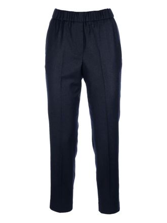 PESERICO elastic-waist trousers - Blue