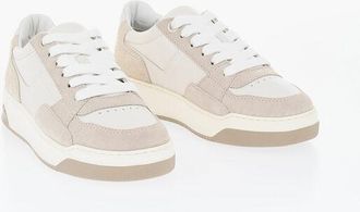 Hogan Leather And Suede Lace-Up Sneakers size 41