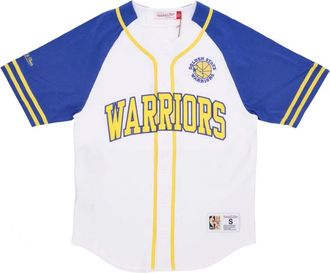 Mitchell & Ness NBA Practice Day Button Front Jersey - Heren - Fitness - Veelkleurig - XL - Katoen - Fitness