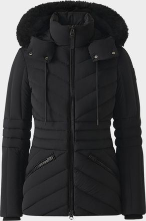Mackage Nadia-SH Quilted Down Jacket with Detachable Hood