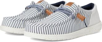 HeyDude Mens Wally Funk Nu Prep, Princess Blue/Wood Ash, 12