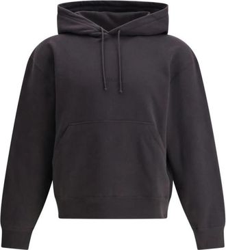 Saint Laurent Hoodie - Heren - Hoodies - Zwart - XL - Katoen - Hoodies & sweatvesten
