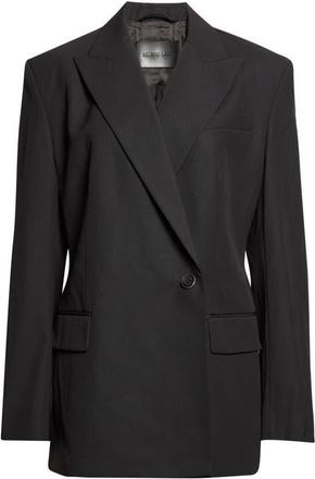 Helmut Lang Belted Blazer in Black at Nordstrom, Size 10