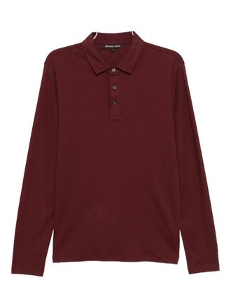 Michael Kors Polo con logo ricamato - Rosso