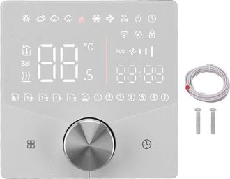 OEM Termostato Digital Inteligente, Pantalla Lcd A Color, Control Preciso, Controlador De Temperatura Inteligente, Blanco