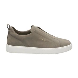Santoni Sneakers - Heren - Schoenen - Bruin - Maat: 43 EU