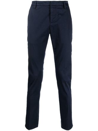 Dondup cropped slim-fit chinos - Blue
