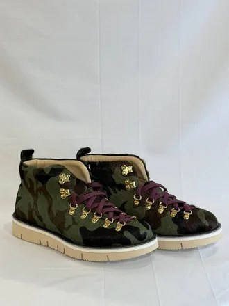Fracap Womens Camo Boot In Green